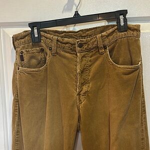 Abercrombie & Fitch. Corduroy Men’s Pants in light Brown/tan Button fly boot cut